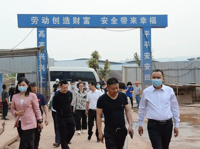 內江市政協委員會蒞臨觀宇實業項目調研
